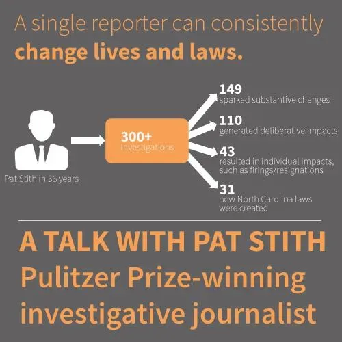 10 pieces of advice for aspiring journalists from Pat Stith